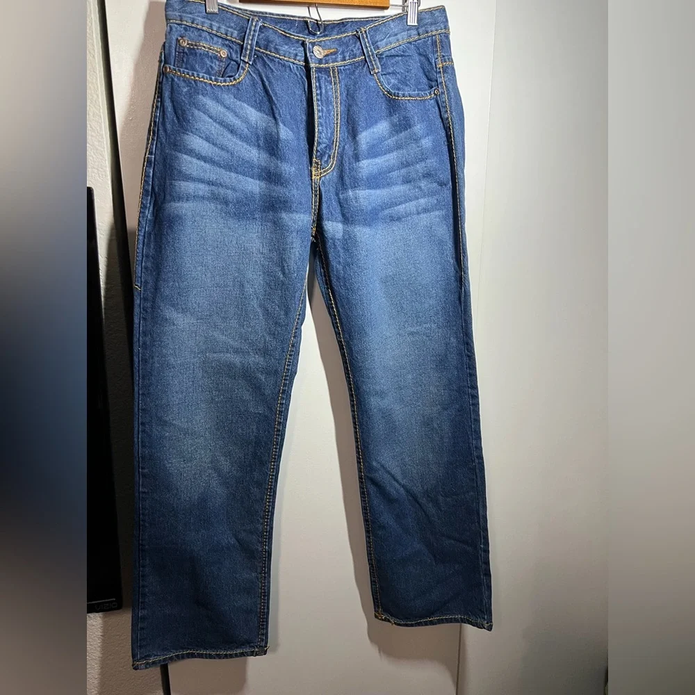 True Religion Men’s Medium Blue Straight Jeans